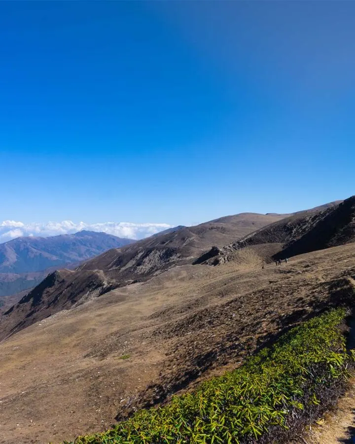 Rolling ridges of the Dagala Thousand Lakes trek